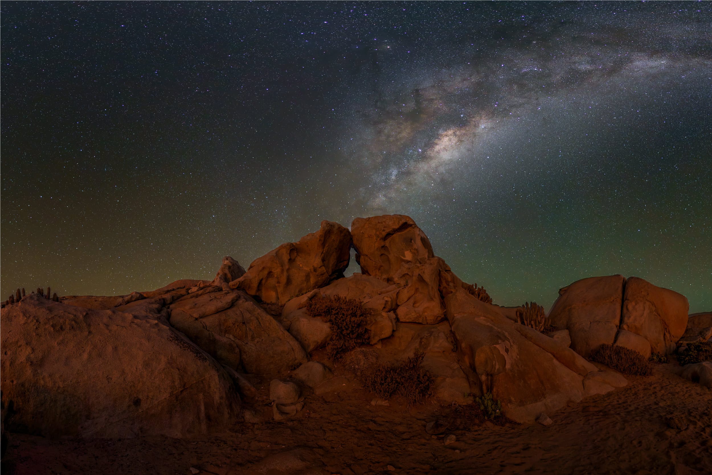 Panorama Llanos de Challe Vía Lactea-3